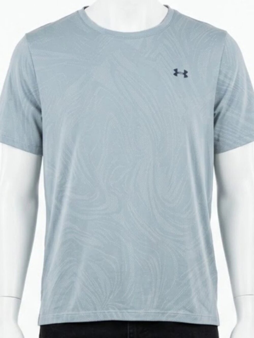 Under Armour Men's 3XL T-Shirt Loose Fit Performance Training Blue Gray Tee